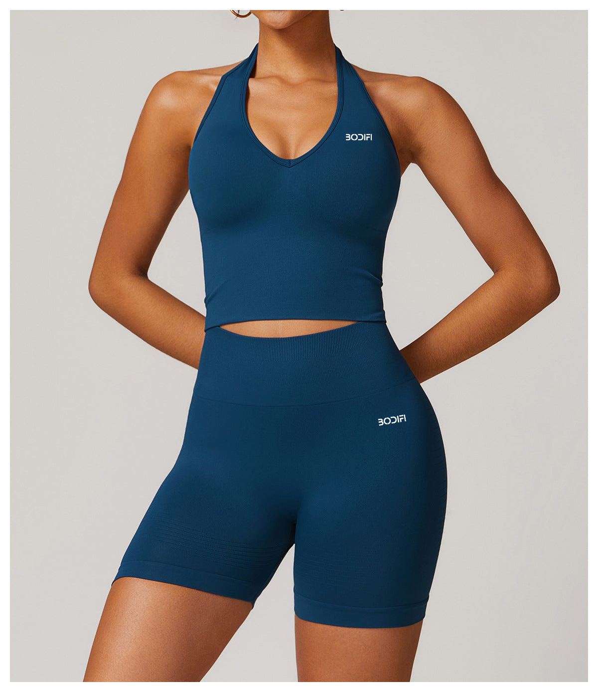Deep Sea Halter Crop Top