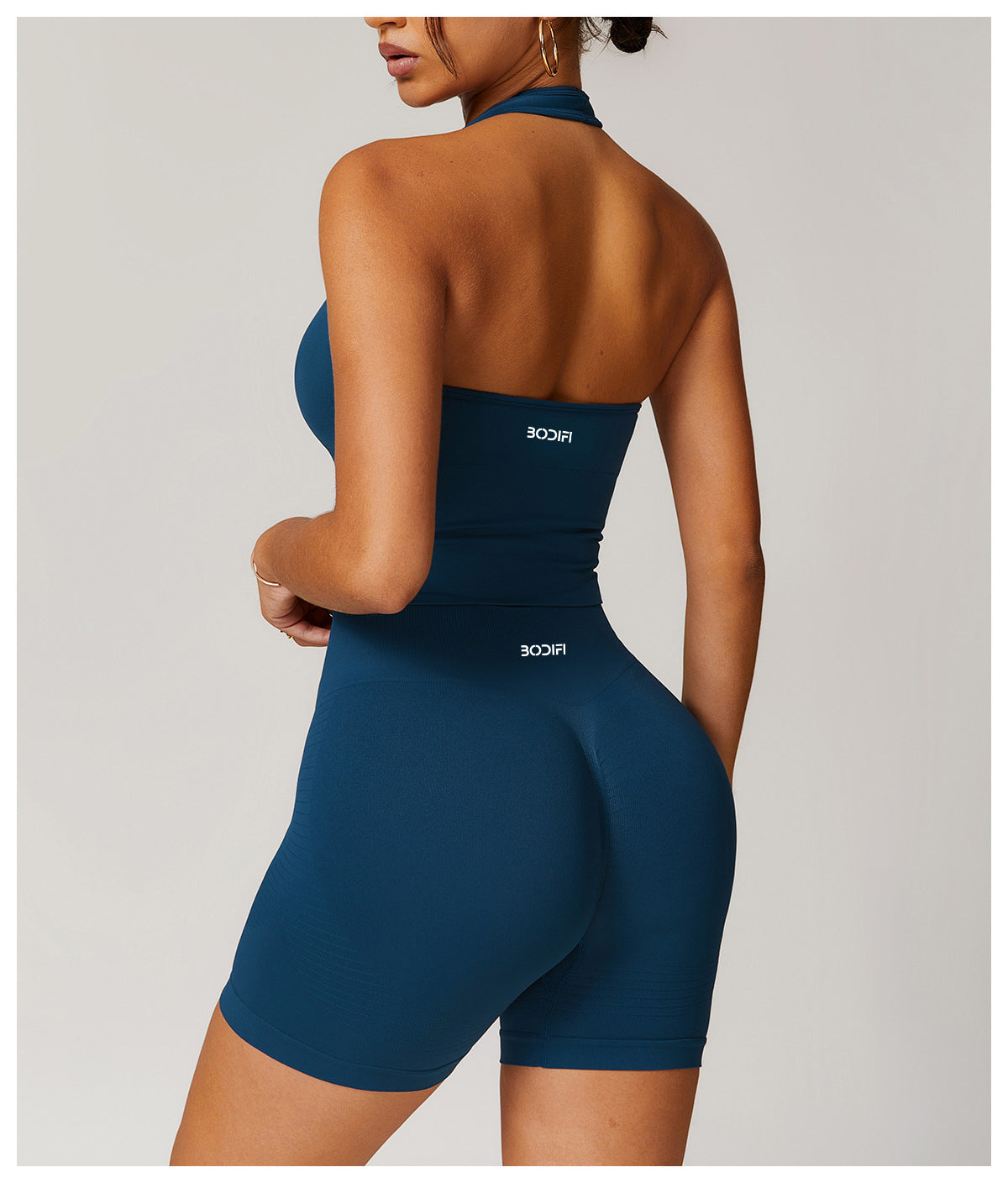 Deep Sea Halter Crop Top