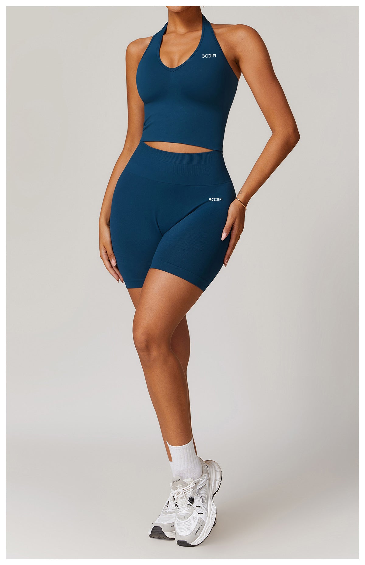 Deep Sea Halter Crop Top