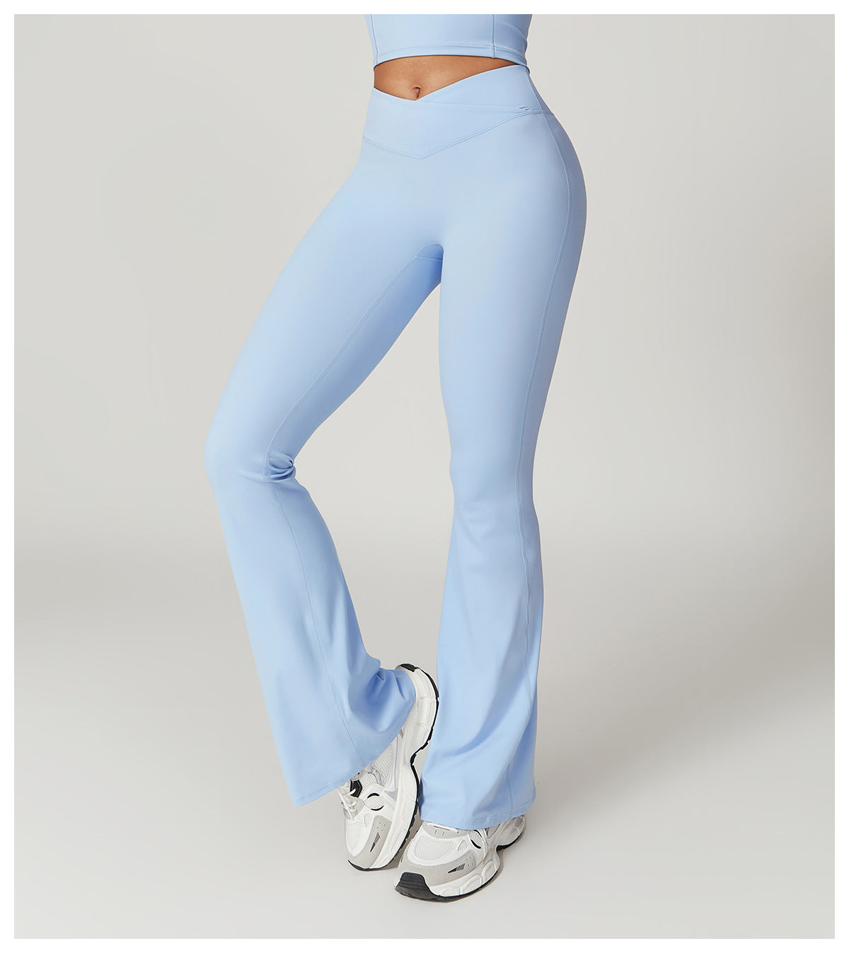 Azure Breeze Flare Pants