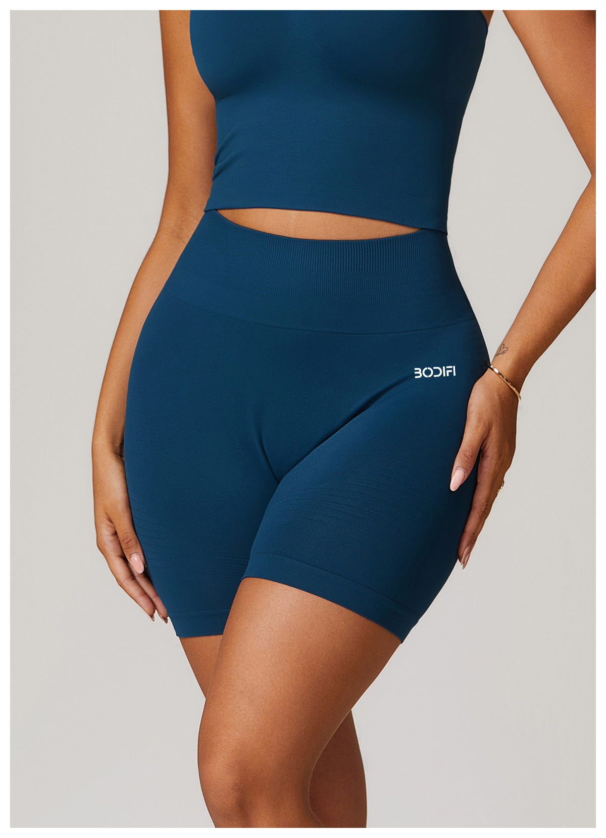 Deep Sea High Waist Shorts