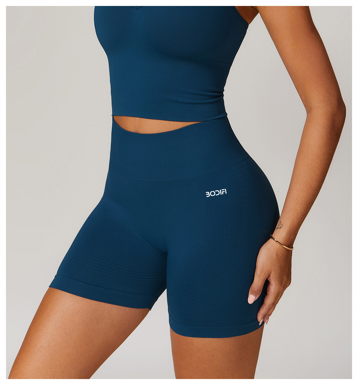 Deep Sea High Waist Shorts