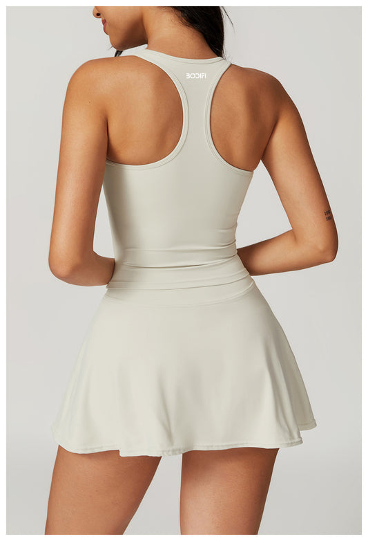 Vanilla Pearl Racerback Top