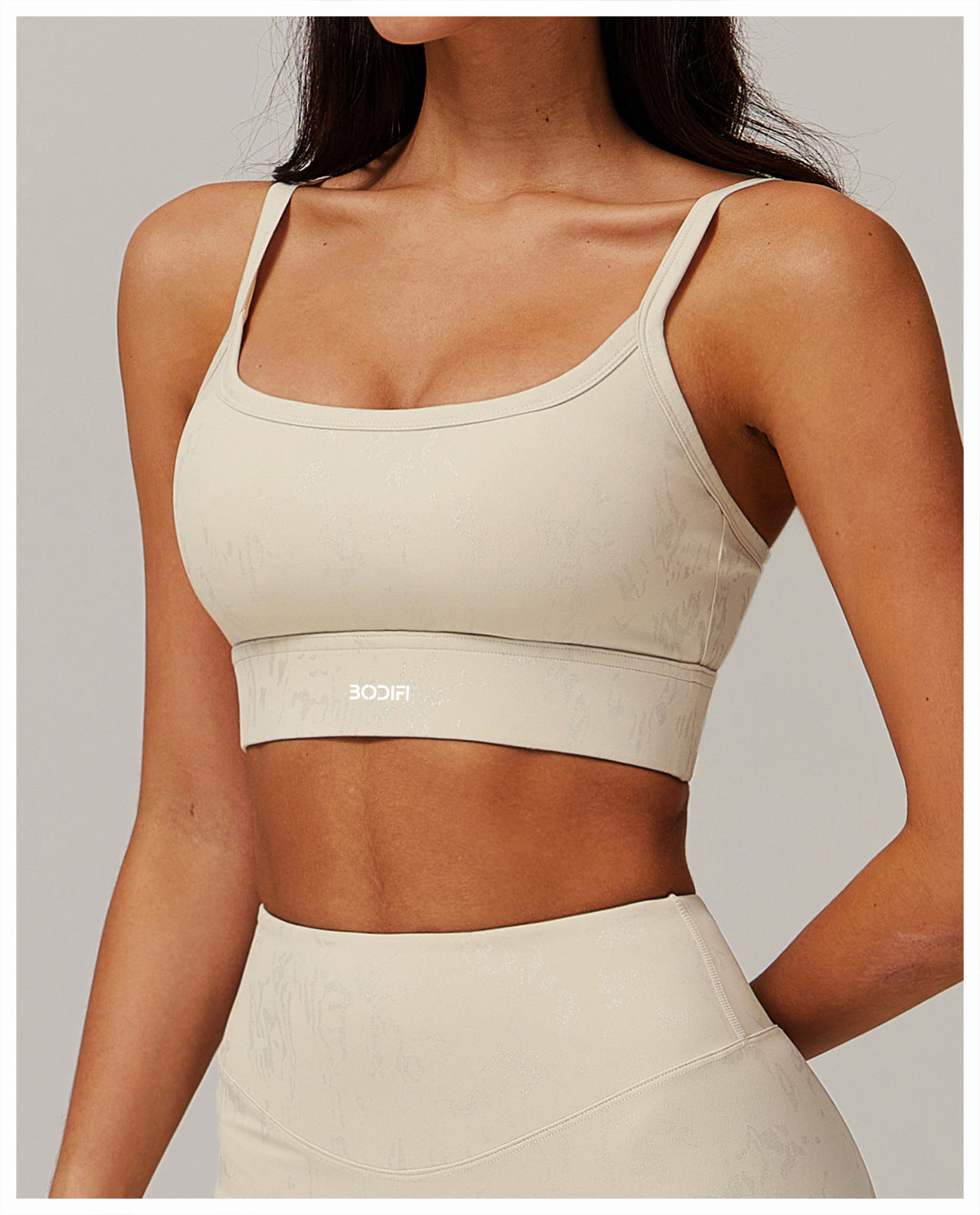 Ivory Dusk Print Sports Bra