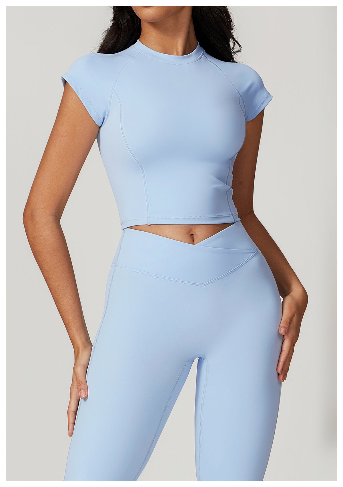 Azure Breeze Sleek Top
